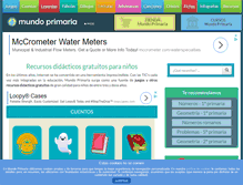 Tablet Screenshot of mundoprimaria.com